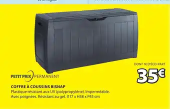 Coffine à Coussins Bisnap