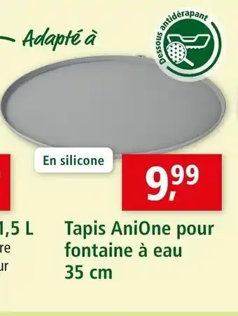 Maxi Zoo Tapis anione pour fontaine à eau offre