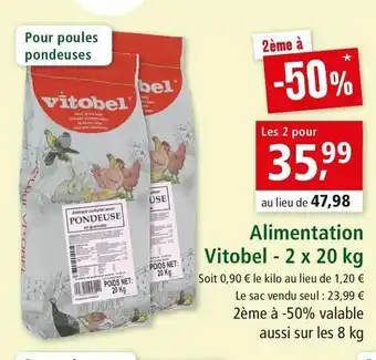 Maxi Zoo Alimentation vitobel offre