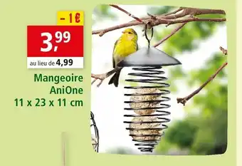 Maxi Zoo Mangeoire anione offre