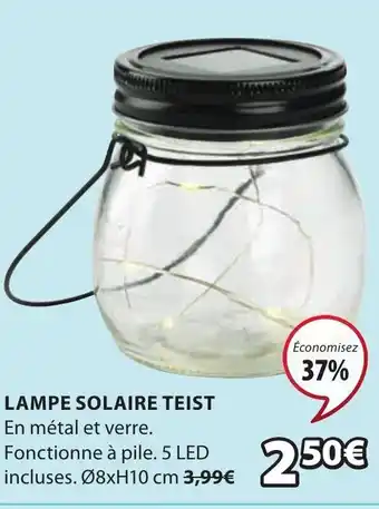 JYSK Lampe Solaire Teist offre