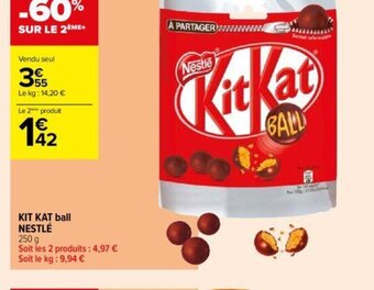 Carrefour Contact KIT KAT ball NESTLÉ offre