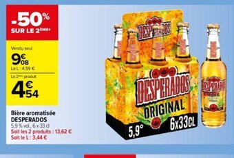 Carrefour Contact Bière aromatisée DESPERADOS offre