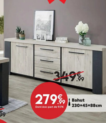Maxi Bazar Bahut 230 45 88cm offre