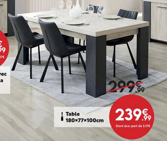 Maxi Bazar Table offre