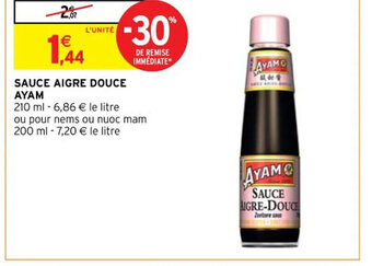 Intermarché SAUCE AIGRE DOUCE AYAM offre
