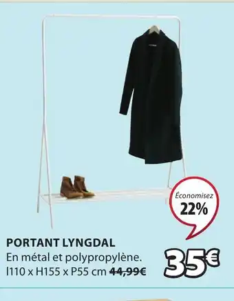 JYSK Portant Lyngdal offre