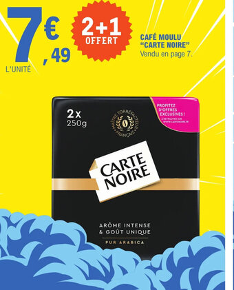 E.Leclerc Express CAFÉ MOULU CARTE NOIRE offre