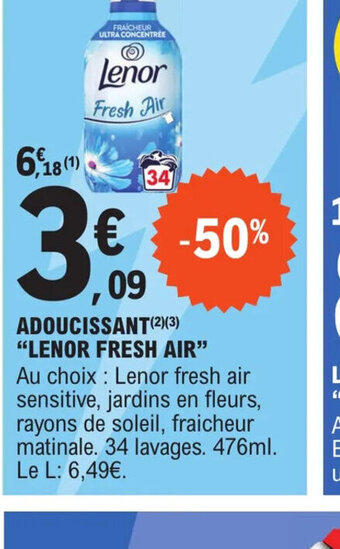 E.Leclerc Express ADOUCISSANT LENOR FRESH AIR offre