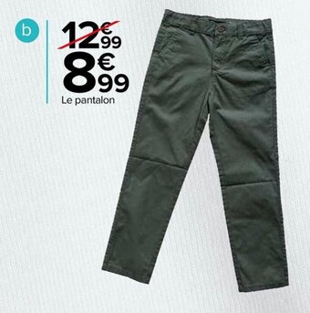 Carrefour Market Pantalon garcon offre
