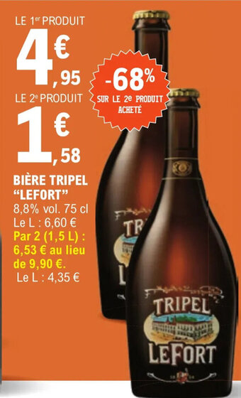 BIÈRE TRIPEL "LEFORT"