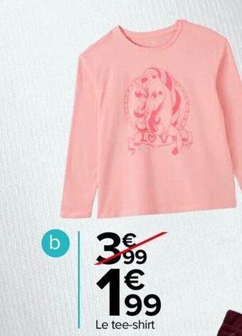 Carrefour Market Tee-shirt Fille offre