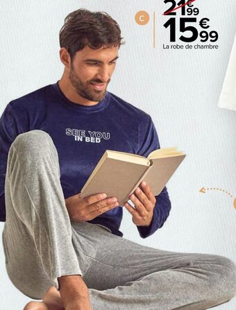 Pyjama velours homme carrefour new arrivals