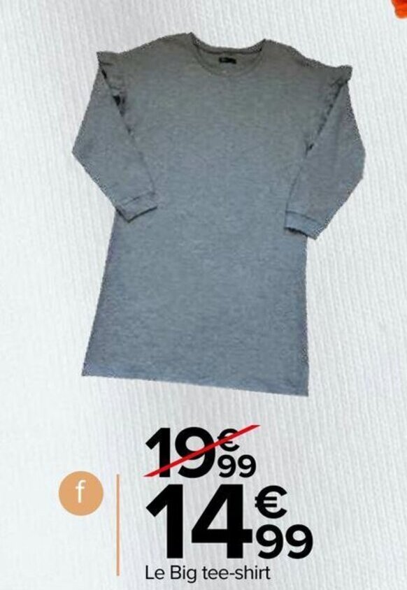 Promo Big TeeShirt chez Carrefour Market