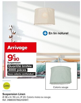 Castorama Suspension Linen offre