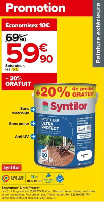 Saturateur* Ultra Protect