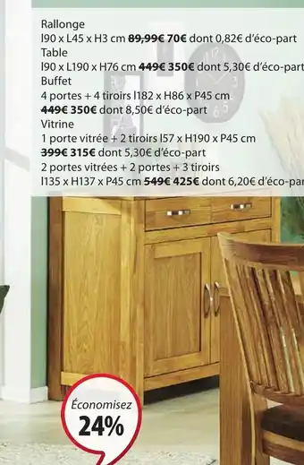 JYSK Buffet hage offre