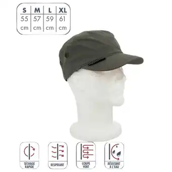 Casquette anti-uv élémenterre gull