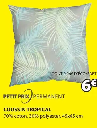 Coussin tropical