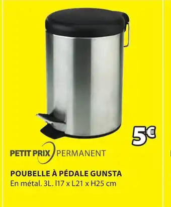 JYSK Poubelle à pédale gunsta offre