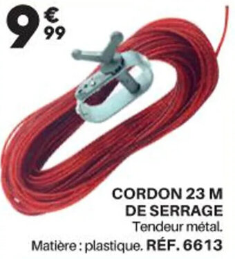Shopix CORDON 23 M DE SERRAGE offre