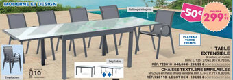 Shopix TABLE EXTENSIBLE offre