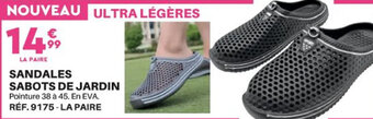 Shopix SANDALES SABOTS DE JARDIN offre