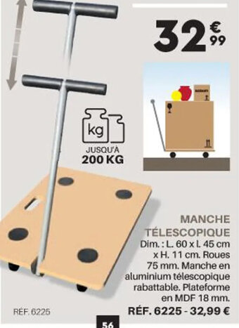 MANCHE TÉLESCOPIQUE