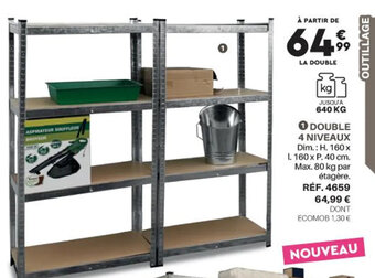 Shopix DOUBLE 4 NIVEAUX offre