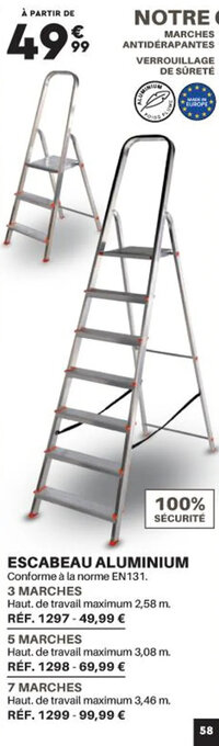 ESCABEAU ALUMINIUM