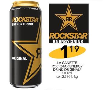 Rockstar energy drink la canette original