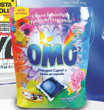 Omo les 42 capsules de lessive