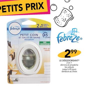 Stokomani Febreze le désodorisant offre