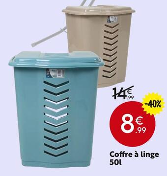 Coffre à linge 50l