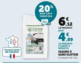 U farine sans gluten