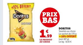 Super U Doritos doritos offre