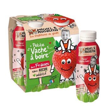 Carrefour Michel et augustin yaourt petite vache à boire offre