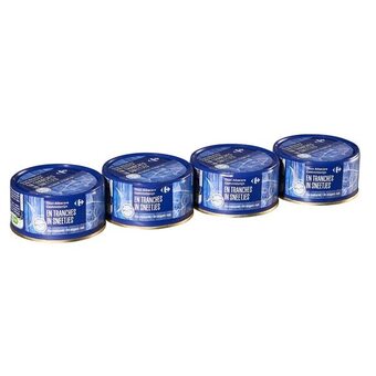 Carrefour Carrefour thon albacore en tranches au naturel offre