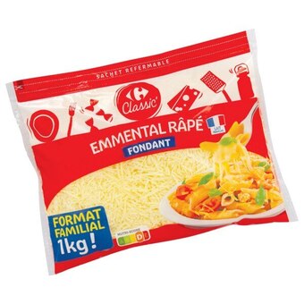 Carrefour Carrefour classic' emmental râpé fondant format familial offre
