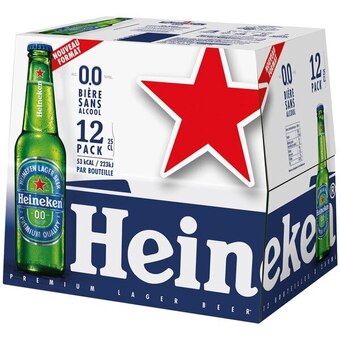 Carrefour Heineken bière blonde sans alcool offre