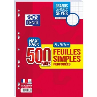 Carrefour Oxford feuilles simples offre
