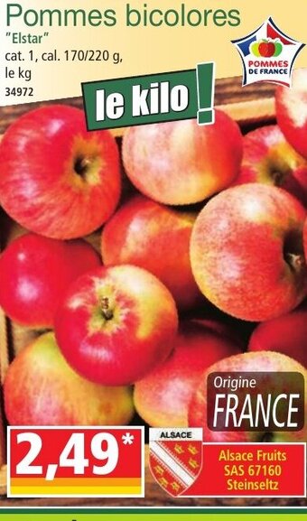 Norma Pommes bicolores offre