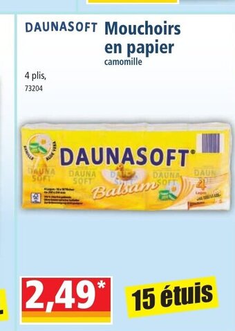 Norma DAUNASOFT Mouchoirs en papier offre