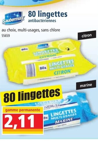 Norma 80 lingettes offre