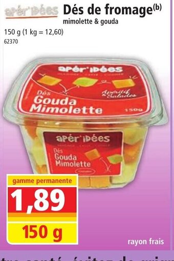 Norma Dés de fromage offre