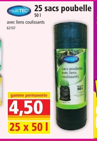 Norma 25 sacs poubelle offre