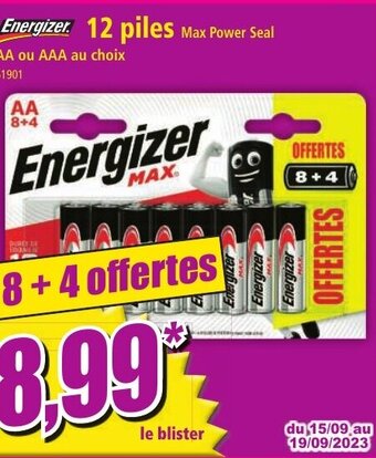 Norma 12 piles offre