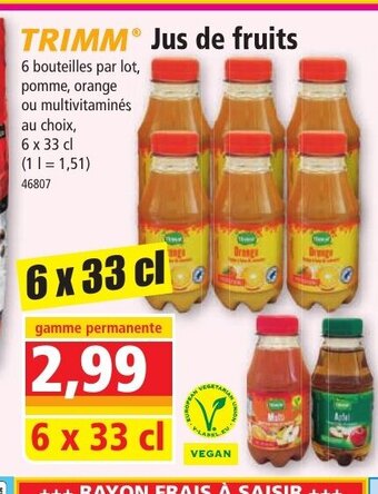 Norma TRIMM Jus de fruits offre