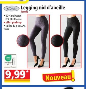 Norma Elle Nor Legging nid d'abeille offre