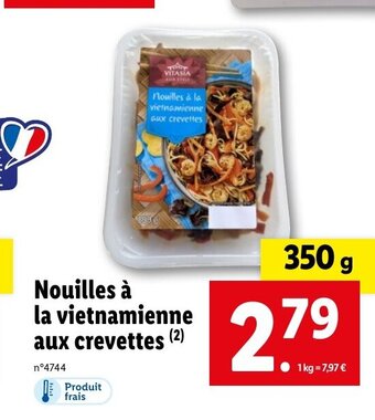 Lidl Nouilles à la vietnamienne aux crevettes offre